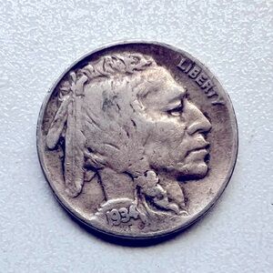1934 Buffalo Nickel Coin